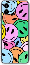 Case Company® - Hoesje geschikt voor Xiaomi Redmi A1 hoesje - Smiley N°1 - Soft Cover Telefoonhoesje - Bescherming aan alle Kanten en Schermrand