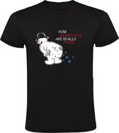 Sneeuwpop T-shirt Heren| koud | sneeuw | pop | scheet | grappig | sneeuwvlok | wortel | hoed