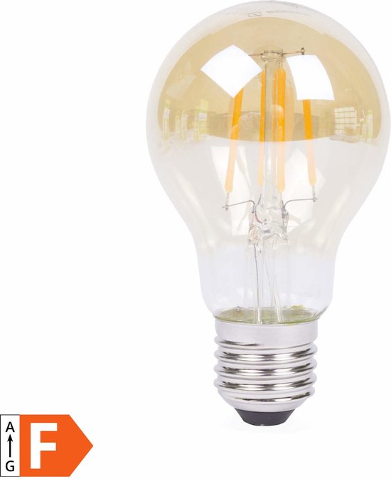 Benson Dimbare Filament Retro LED Lamp - 4 Watt - Warmwit 2200K - E27 -  Kogellamp... | bol.com