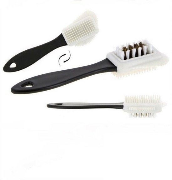 Benson Schoenborstel - Suède en nubuck - Staal en rubber - 20 cm - Multifunctioneel