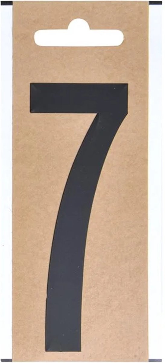 ProPlus Cijfer Etiket / Sticker "7" - Hoogte 10 cm