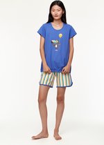 Pyjama Woody fille/femme - bleu - toucan - 231-1-BST- S/829 - taille XL