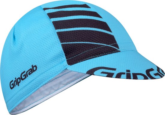 GripGrab - Lightweight Zomer Fietspet Mesh Cycling Cap Retro Fietsmuts UV-Bescherming Helmmuts - Blauw/Zwart - Unisex - Maat M/L (57-63 cm)
