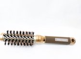 DreamGlow 25 Nano Thermic Ceramic | Ion Brush | Haarborstel | Nano Technology | Ronde - Föhnborstel | Föhn | Stijltang | Blow Dry Brush | Rolling Brush | Goud | 25