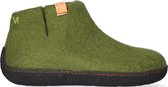 Tofvel Rabara Wolvilt Sloffen Olive Green