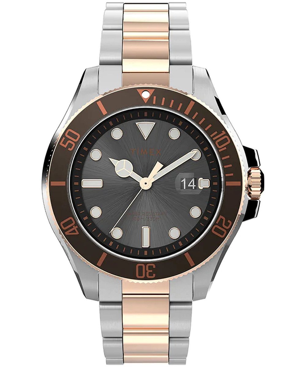 Timex Harborside Coast TW2V42100 Horloge - Staal - Multi - Ø 44 mm