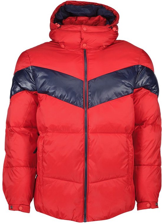 SUPERDRY Stratus Padded Jas Mannen Rood - Maat L
