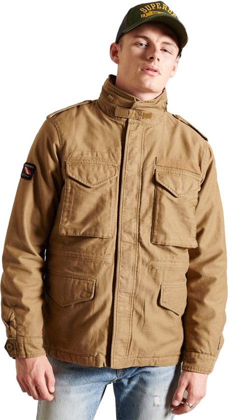 SUPERDRY M65 Borg Jas Mannen Beige - Maat S