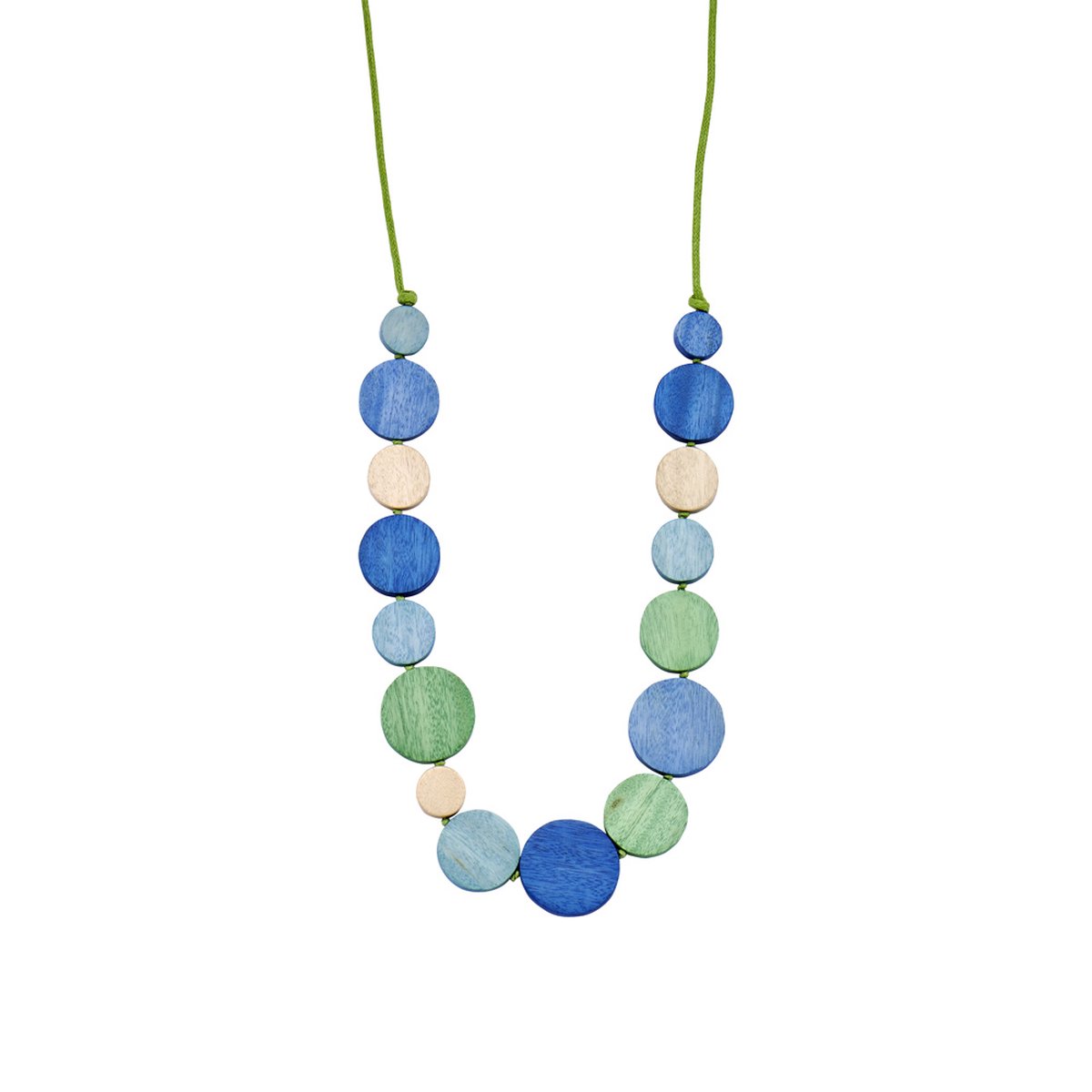 Les Cordes - Halsketting - Collier - NIA - Kleur Multi - Hout - Sieraad Dames - Juwelen