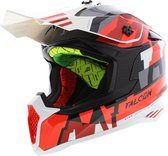 Casque motocross MT Falcon Arya rouge brillant S