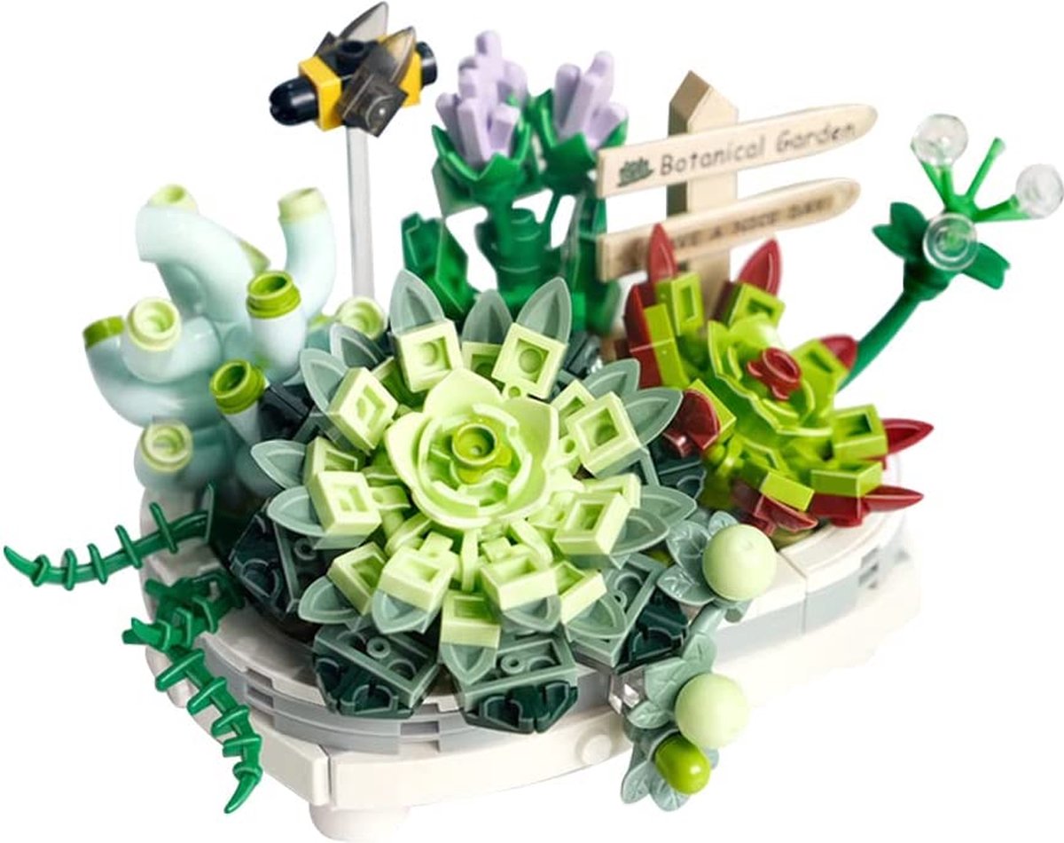 ZAAK. Eternal Flowers 1660 bouwstenen bloemenboeket niet compitabel