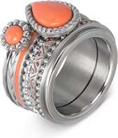 iXXXi invulring Inspired Coral R05903 Goud, Zilver, Rosé (2MM)