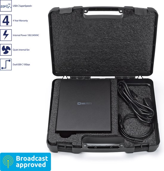 Oyen Digital HDX PRO C Dual USB-C HDD - 10TB van Merkloos — afbeelding 4