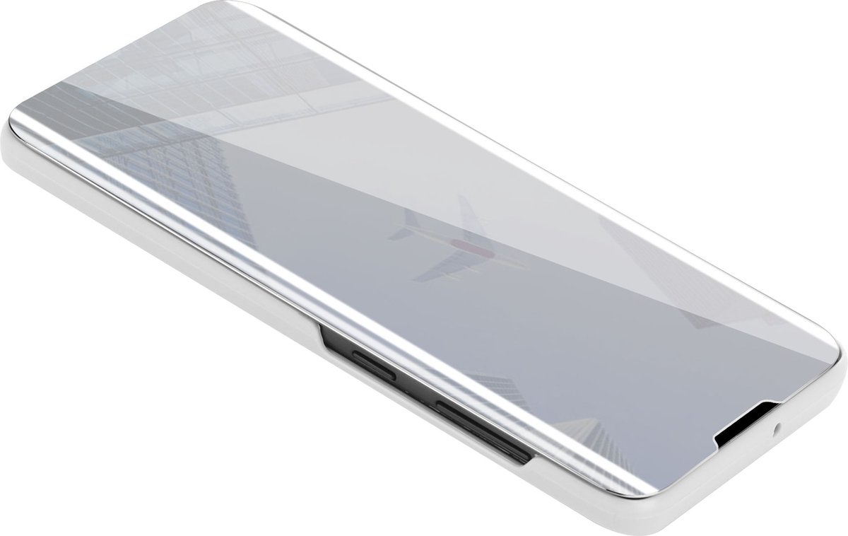 cadorabo Coque pour Oneplus 8 Pro en Classy Argent - Housse Protection avec Fermoire Magnétique, Stand Horizontal et Fente Carte - Portefeuille Etui
