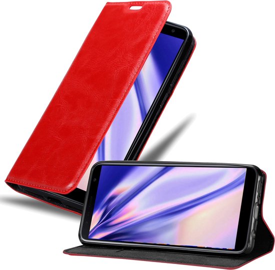 Coque Cadorabo pour Samsung Galaxy J6 PLUS en ROUGE POMME