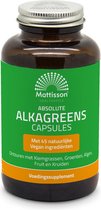 Mattisson - Absolute AlkaGreens 540mg - Met 45 Natuurlijke Vegan Ingrediënten - Voedingssupplement Gezond Zuur-Base Evenwicht - 180 capsules