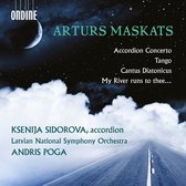 Ksenija Sidorova, Latvian National Symphony Orchestra, Andris Poga - Maskats: Accordion Concerto/Tango/Cantus Diatonicus/My River Runs To Thee... (CD)