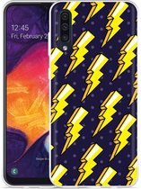 Galaxy A50 Hoesje Pop Art Lightning - Designed by Cazy
