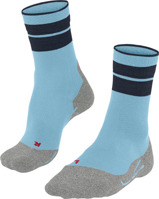 FALKE TK Stabilizing Marche Anti Blister, Anti Sweat Merino Wool Ladies Chaussettes de sport Bleu - Taille 37-38