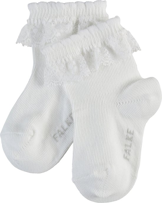 FALKE Chaussettes Bébé en Katoen durable Romantic Chaussettes blanc - Taille 62- 68