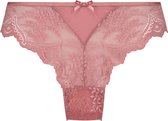 Hunkemöller Dames Lingerie Hoog uitgesneden brazilian Heira - Roze - maat S