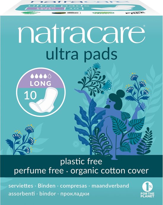 Natracare Ultra Pads Long Maandverband 10st