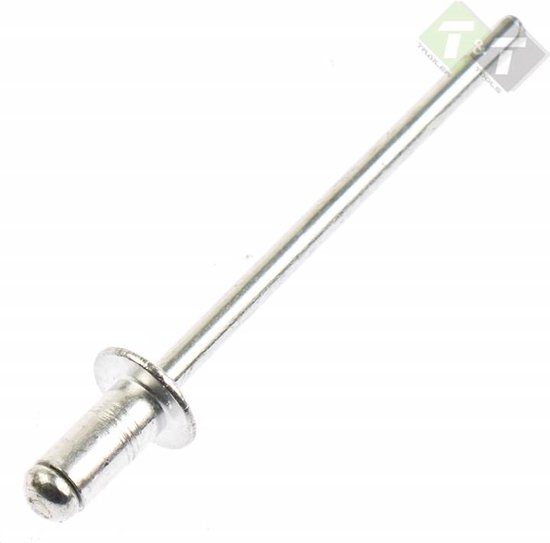 120-delige aluminium popnagelset, aluminium blindklinknagelset, 4,8 x