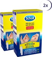 Scholl SOS Wrattenbehandeling 80ml - 2 stuks - wratten - behandeling - Voordeelverpakking