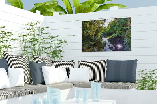 Une rivière dans le parc national nord-américain Everglades Garden poster 60x40 cm - petit - Toile de jardin / Toile d'extérieur / Peintures pour l'extérieur (décoration de jardin)