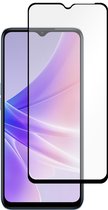 Cazy Screenprotector Oppo A77 Full Cover Tempered Glass - Zwart