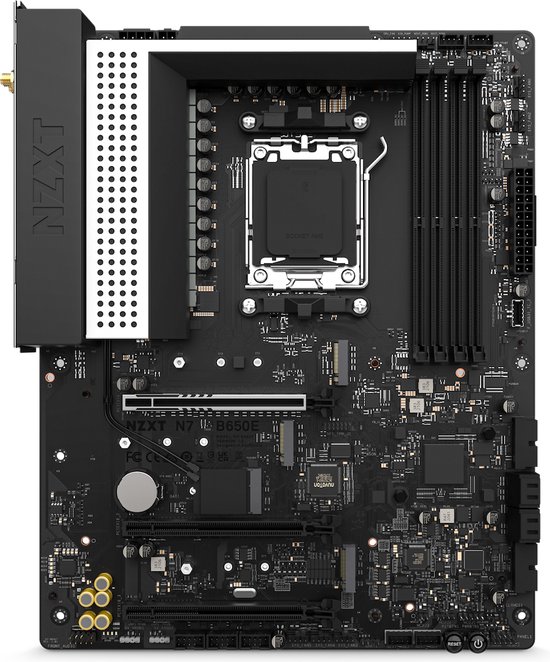 NZXT N7 B650E - Moederbord - ATX - Socket AM5 - AMD B650 - DDR5 - NZXT