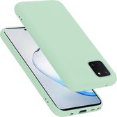 Cadorabo Hoesje geschikt voor Samsung Galaxy A81 / NOTE 10 LITE / M60s in LIQUID LICHT GROEN - Beschermhoes gemaakt van flexibel TPU silicone Case Cover
