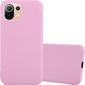 Cadorabo Hoesje geschikt voor Xiaomi Mi 11 LITE (4G / 5G) / 11 LITE NE in CANDY ROZE - Beschermhoes gemaakt van flexibel TPU silicone Case Cover