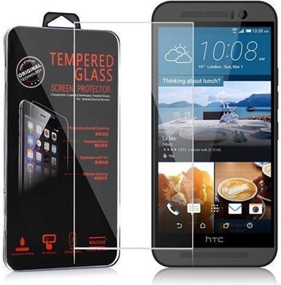Protecteur d'écran Cadorabo pour HTC ONE M9 - Film d'armure Film de protection en verre de protection d'écran trempé CRYSTAL CLEAR (trempé) de dureté 9H avec 3D Touch