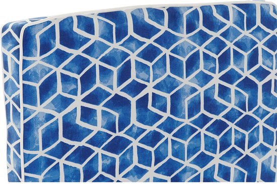 Kussen DKD Home Decor Blauw Hangmatten Wit Geometrisch (190 x 60 x 5 cm)