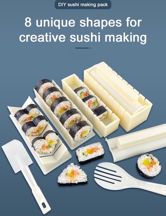 Bikolo® - Sushi Maker Bazooka - Sushi Set - Sushi Bazooka - Sushi Kit -  Sushimakers 