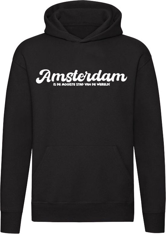 Amsterdam is de mooiste stad van de wereld! | 020 | Amsterdam | Unisex | Trui | Hoodie | Sweater | Capuchon