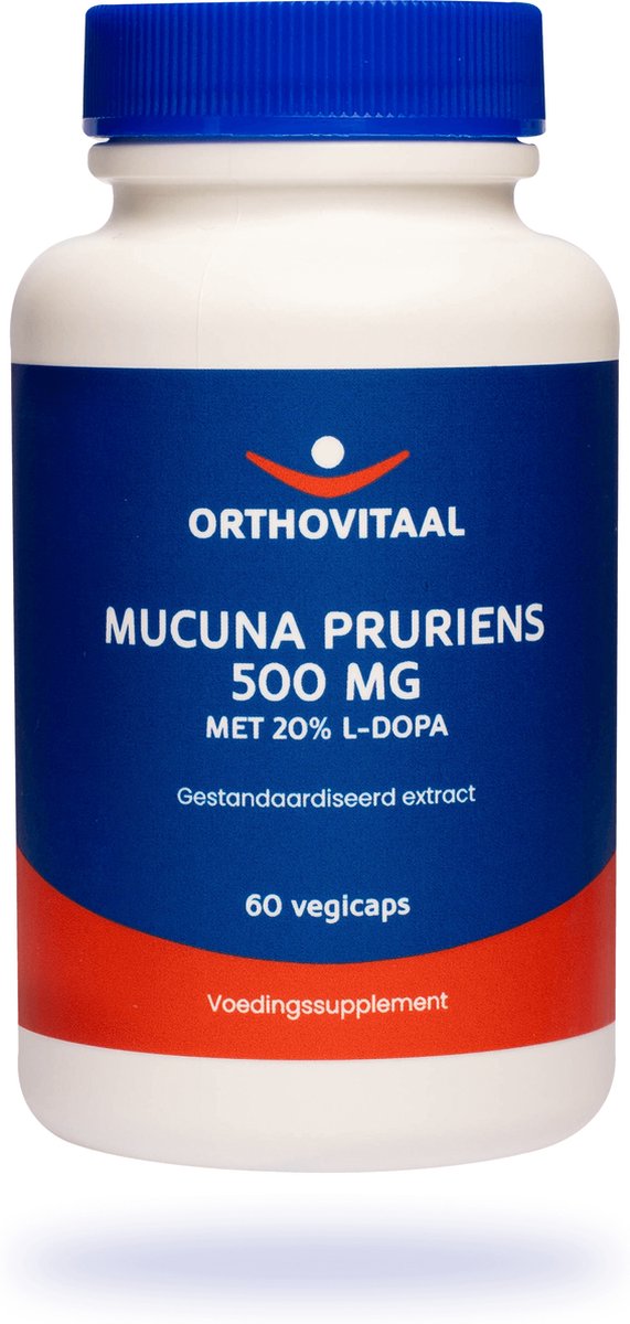 Goedkoopste Orthovitaal - Mucuna Pruriens 500 mg - 60 capsules - Vitaminen - vegan - voedingssupplement