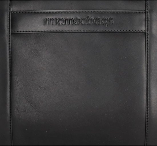 Micmacbags Le Mans Heren AktetasLaptoptas Leer Zwart