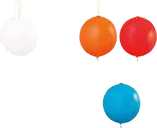 Punchballonnen - Oranje / Rood / wit / blauw - 45 cm - Set van 5 / Punch ballonnen / koningsdag