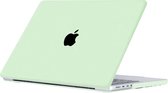Lunso - Geschikt voor MacBook Air 13 inch M2 (2022) - case hoes - Candy Honeydew Green - Vereist model A2681