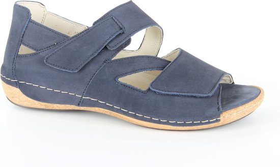 Sandales pour femmes Waldlaufer bleues Largeur H