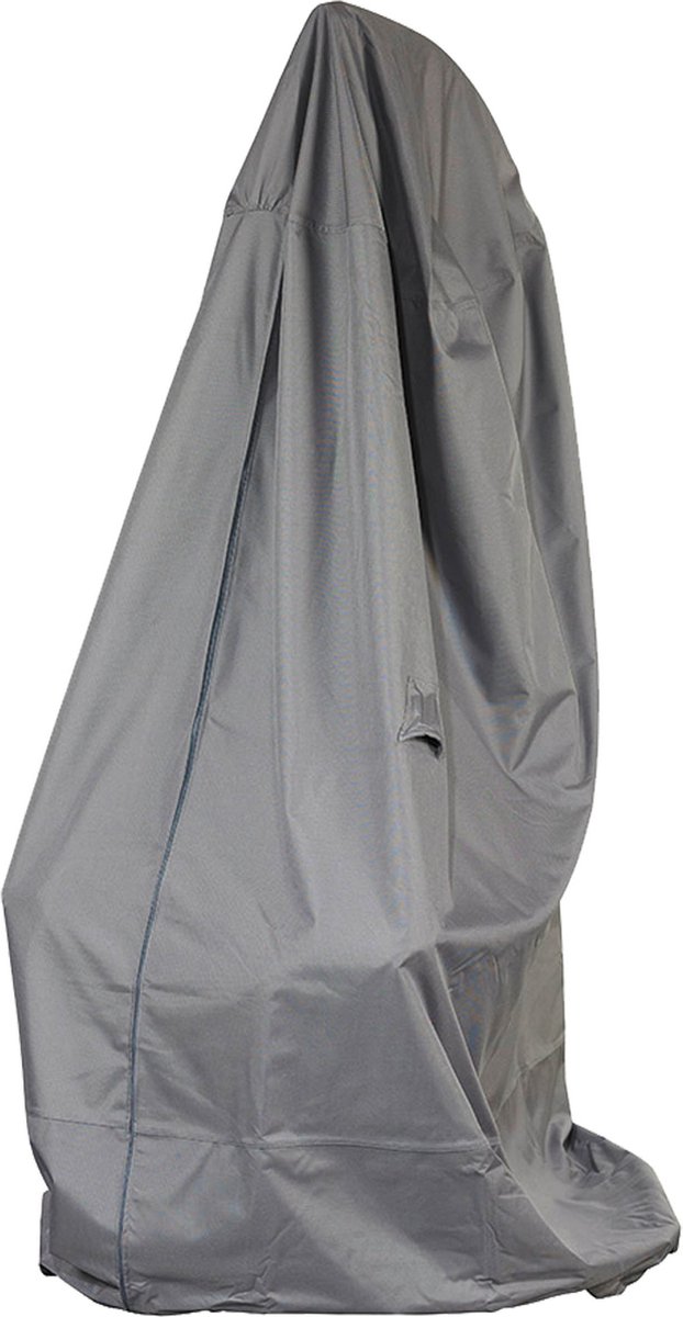 Beschermhoes voor hangstoel | Ø 100 x 190 cm | polyesterweefsel van het type Oxford 600D, kleur: grijs.