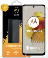 2-Pack Motorola Moto G73 Screenprotectors - MobyDefend Case-Friendly Gehard Glas Screensavers - Glasplaatjes Geschikt Voor Motorola Moto G73