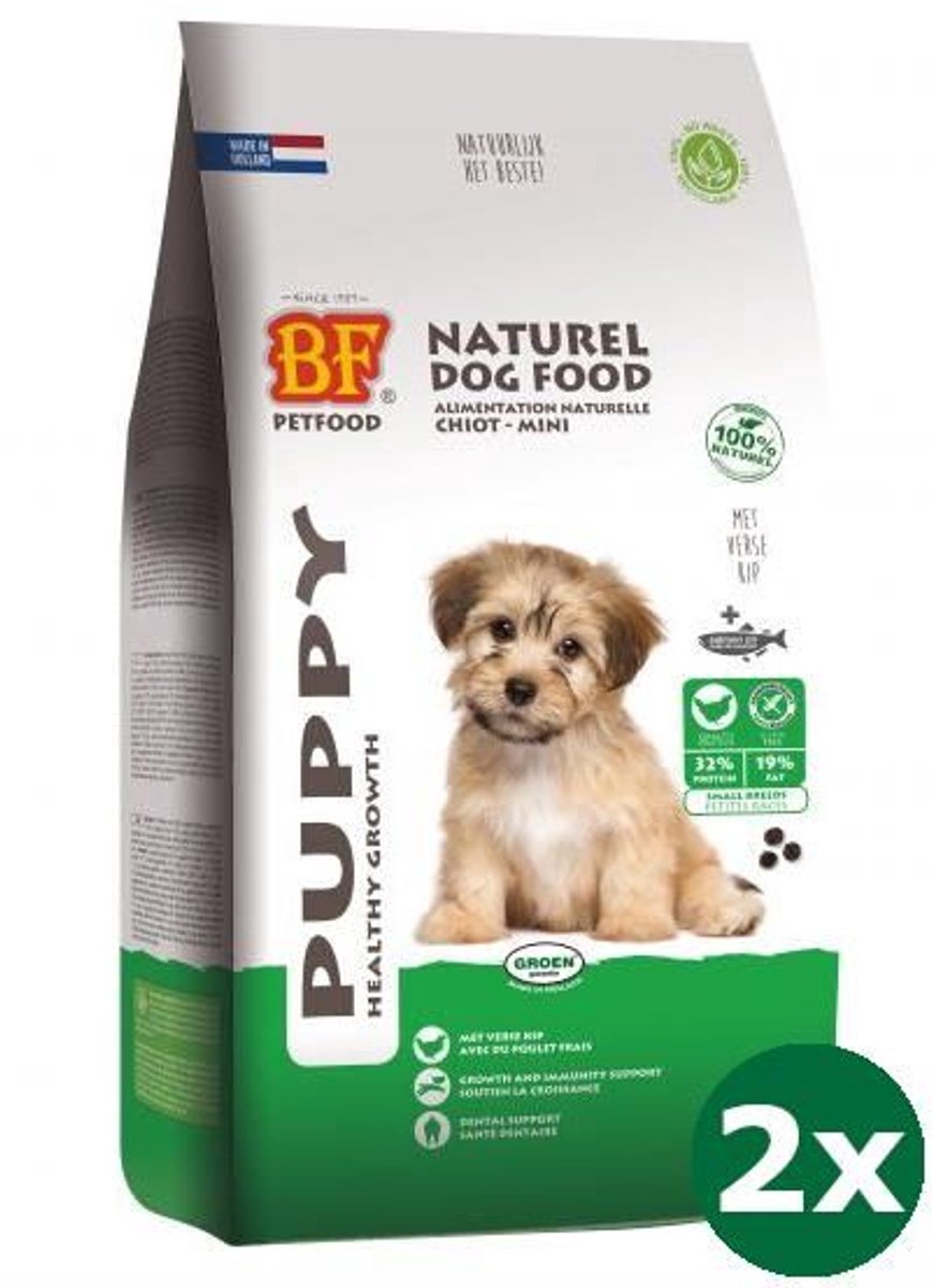 Biofood 2x1,5 kg Biofood puppy small breed hondenvoer