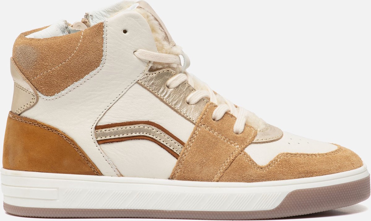 Muyters Sneakers beige Leer 42601 - Maat 37