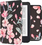 Hoesje geschikt voor Kobo Clara 2E E-reader - iMoshion Design Slim Hard Case Bookcase - Ook geschikt voor Tolino Shine 4 - Blossom