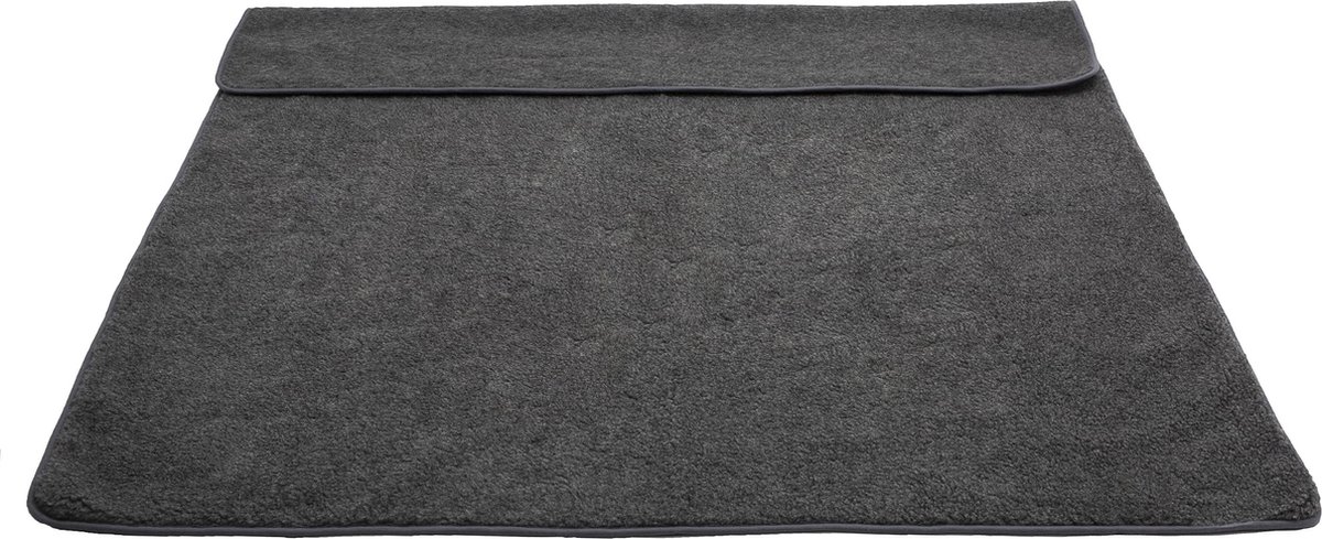 OnceDoce® Lamswollen Deken Plaid 200x220cm - 100% Australische Merino Lams Scheerwol 450 g/m² Woolmark-certificaat – Amethyst Antraciet – ZACHT en WARM – Wasbaar en Antiallergisch