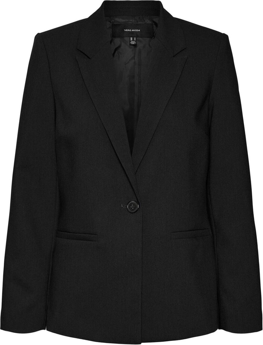 Vero Moda Blazer Vmsandy Ls Slim Blazer Noos 10269953 Black Dames Maat - M