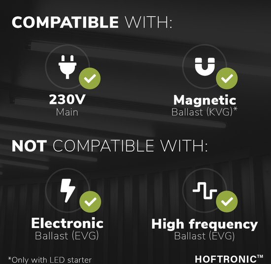 HOFTRONIC - LED Buis 150cm - TL T8 (G13) - VSA Geschikt - 25 Watt 3750  Lumen (150... | bol.com